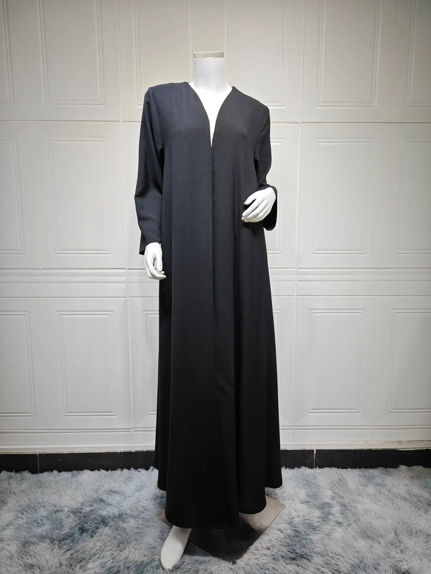 Zahraa 2026 Elegant Floral Print Open Abaya Dubai Kimono Dress Luxury Saudi Arabia Muslim Women Islamic Turkey Robe 3