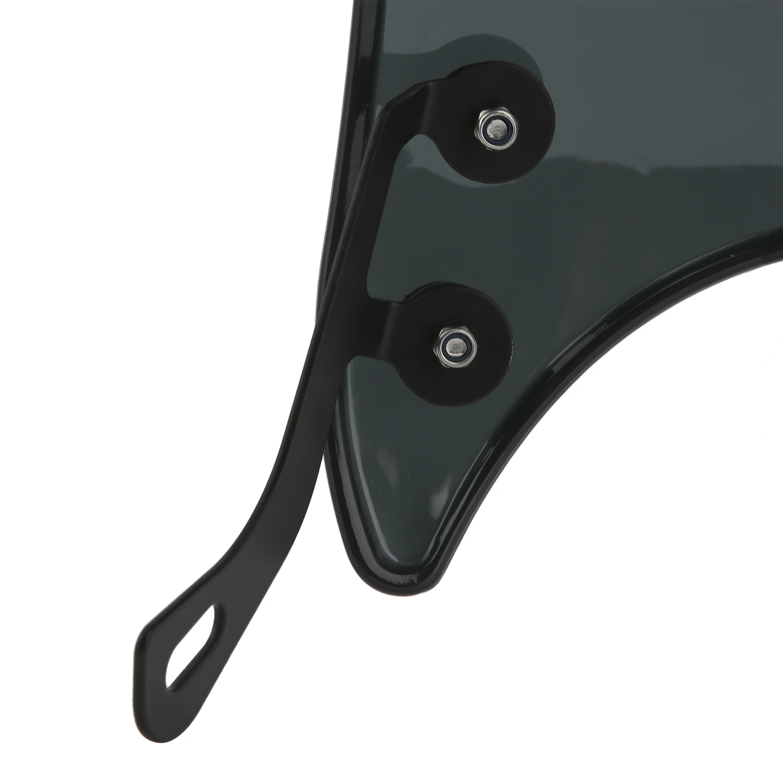 Aerodynamic wind deflection windshield