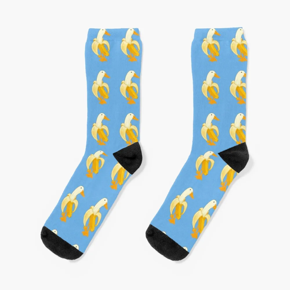

Funny Banana duck Socks Gift For Man