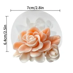 3D Cat Crystal Epoxy Resin Silicone Mold for Keychain and Pen Holder Crafting (ZZH)