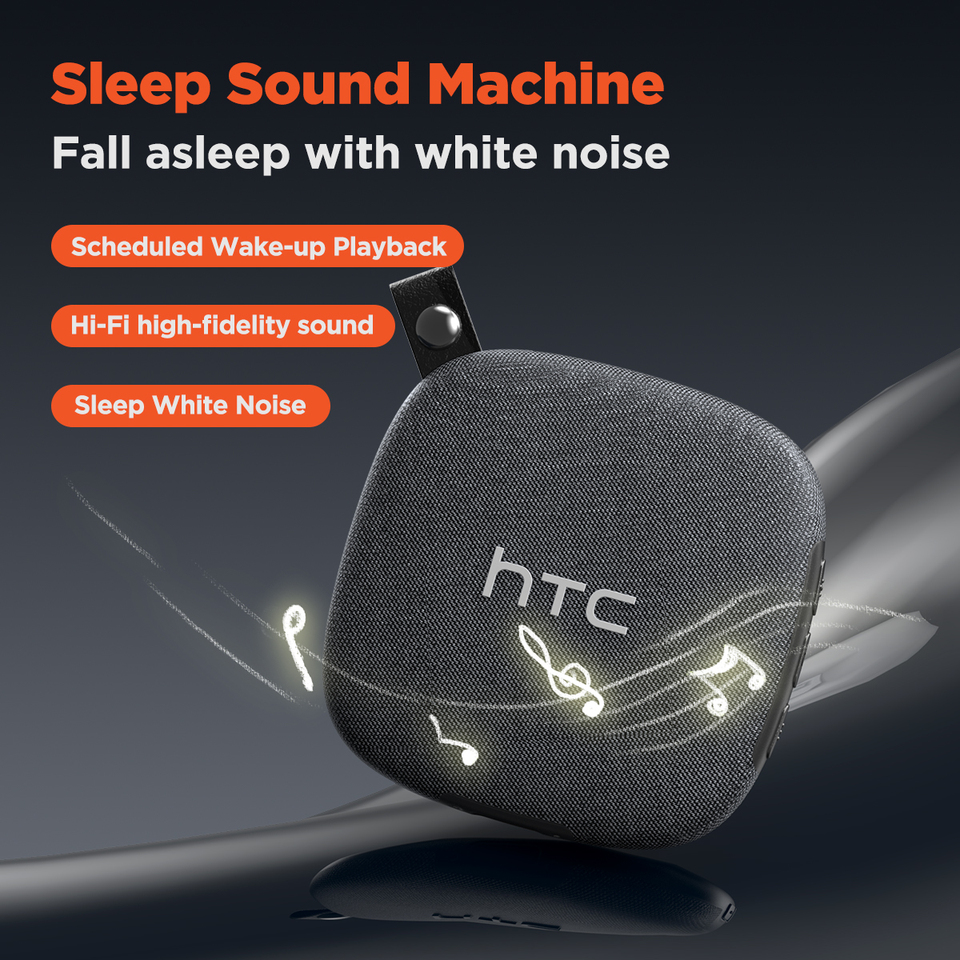 HTC WS01 Bluetooth Speaker Clear Sound Quality Ultra-lightweight Portable Audio Sleep-aid Music playback 24H Stable Connection