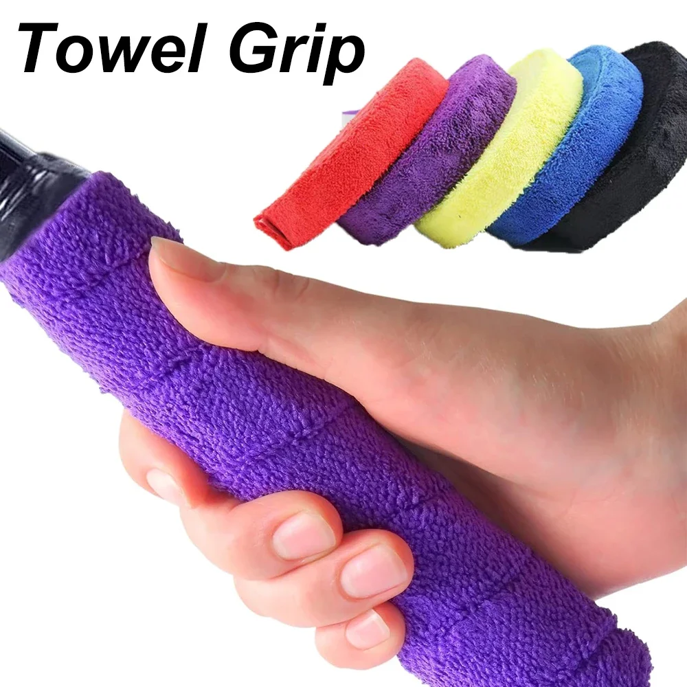 10M Tennis Racket Grip Tape Badminton Racket Thickened Towel Grips Super Absorbent Anti-slip Cotton Towel Overgrips Tape racket grips racket tape badminton overgrip sweatband grip tape