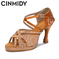 CINMIDY Platform Dance Shoes Latin Dance Shoes Ballroom Dancing Shoes For Girls Woman Party Performance Shoes Women's Sneakers 1