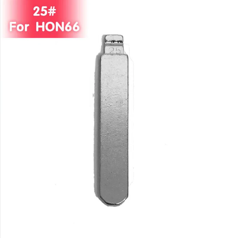 10PCS 25# KD Key Blade Lishi HON66 Car Key Blade for VVDI XHORSE KEYDIY KD JMD for Honda Civic Accord City CRV FIT Odyssey XRV