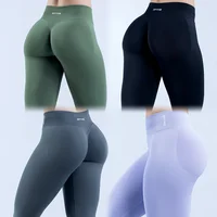 Impact Leggings Women Curl Up Seamless Yoga Pants High Quality Leggings Low Ribbed Fitness Pants High Stretch Fitness Leggings 1