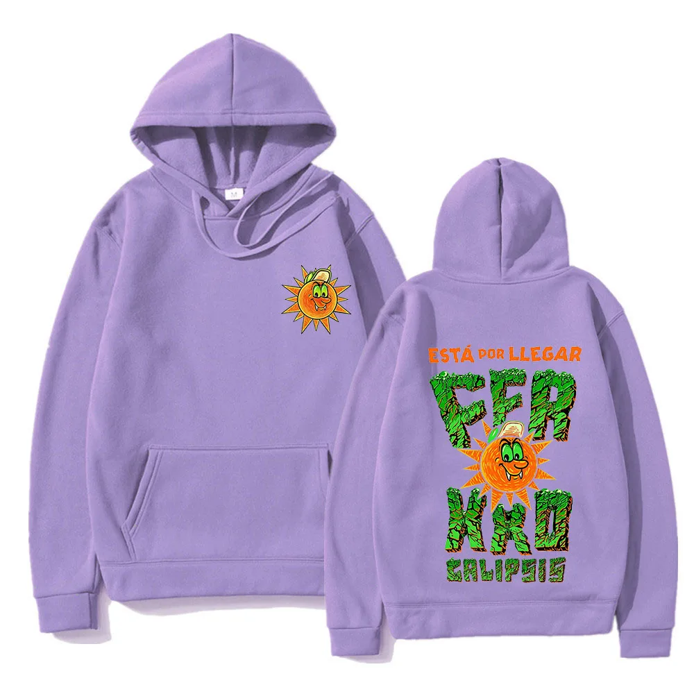 Feid Ferrxxo Calipsis Nitro Monster 2024 Tour Print Hoodie Clothes Autumn Winter Long Sleeve Ferxxo Sweatshirt Female/maleDaily