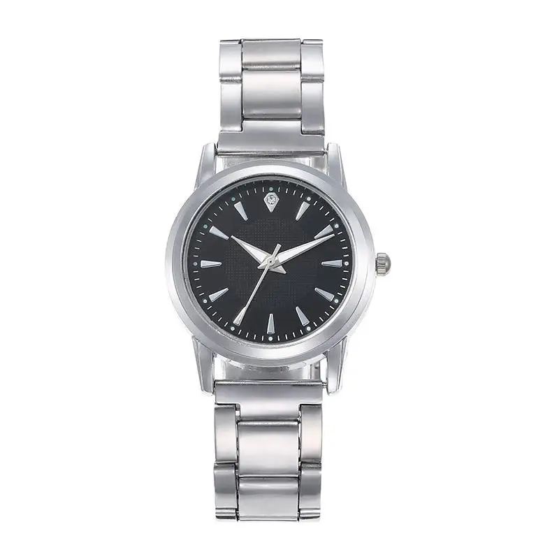 2023 new casual simple hundred with fashion watches foreign trade iron band quartz wristwatch students small watch quartz watch 4
