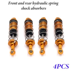 High - Performance Metal Upgrade: Front and Rear Hydraulic Spring Shock Absorbers for RC Cars (630 - Y - 4)
