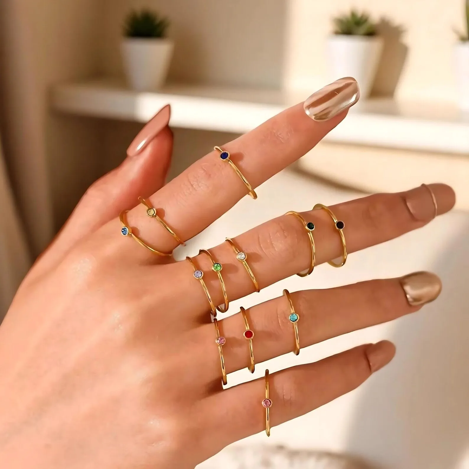 Women Gold Stainless Steel Jewelry