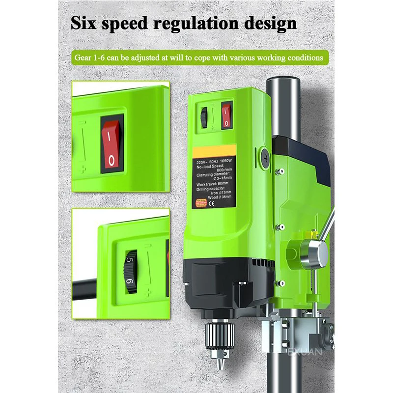 Desktop Industrial Grade High-precision Electric Drill, High-speed Drilling Machine, Milling Machine Tool 5