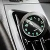 1PC Mini Car Clock Luminous Auto Stick-On Digital Watch Mechanics Quartz Motorcycle Clocks Auto Ornament Car Accessories 5
