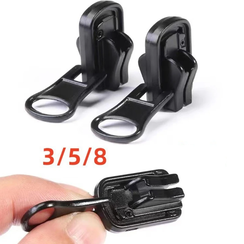 10pcs #3 #5 #8 Zippers Sliders Pullers Replacement for Jackets Suitcases Backpacks zipper repair kit zipper pullers zipper sliders zipper heads zipper accessories