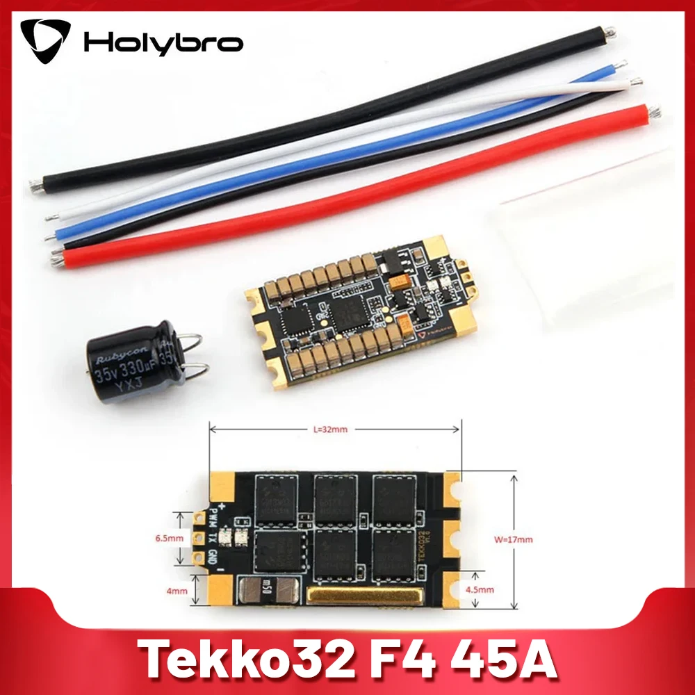 

Holybro Tekko32 F4 45A бесщеточный ESC blheli _ 32-6s Dshot1200 совместимый контроллер полета BetaflightF3/F4 для дрона RC FPV