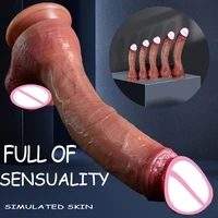 Übergroßer realistischer Dildo Riesiger Penis Penetration Analsexspielzeug für Frauen Masturbation Soft Dick Dildos Sexy erwachsenes weibliches Sexspielzeug sexy adult female sexy toi for men dick sexspielzeug erotik 2