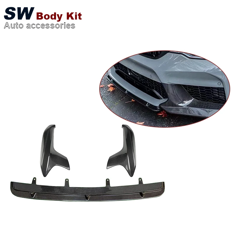 

MP Style Carbon Fiber Front Lip Front Bumper Corner Cover for BMW 5 Series F90 M5 Body kit