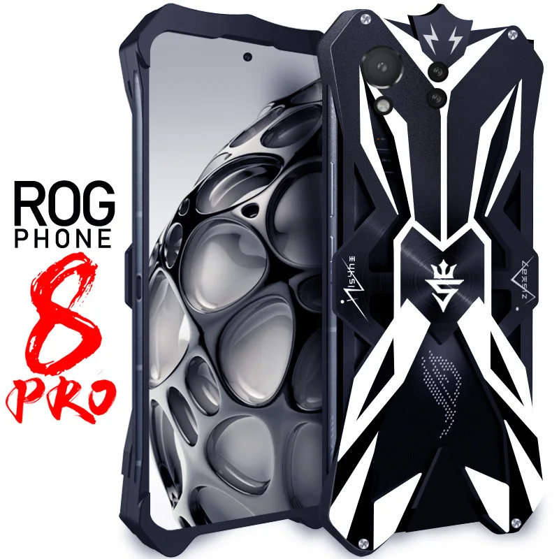 Originale Zimon Metal Luxury New Thor Heavy Duty Armor Custodia In Alluminio Per Telefono Asus Rog 8 Rog8 Pro Custodie Cover