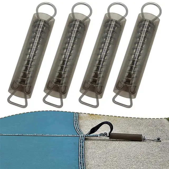 Uszoda Burkolata Rozsdamentes Acél Húzószalag Tavaszi Kötél Feszítő Medence Ujjak Téli Burkolatok Hosszabbító Otthon - Image 3