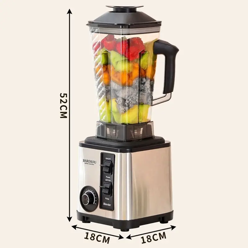 2024 New Fresh Fruit Juice Blender Kitchen Heavy Duty 3L 9500w Silver Crest Commercial Electric Mixer 3 in 1 blender 5