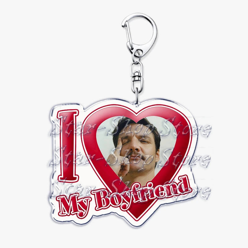 Heißer Pedro Pascal I Love My Boyfriend Herz-Schlüsselanhänger für Damen, Accessoires, Schlüsselanhänger, Ring, Schlüsselanhänger, Schmuck, Fans, Geschenke – Detail 39