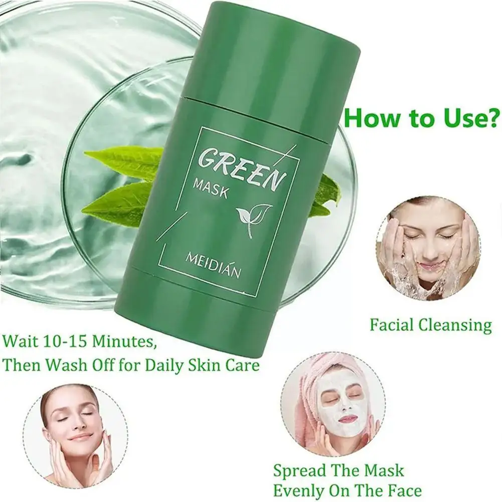 40gGreenMasksEggplantCleanSkinNaturalMoisturizingShrinkRemove