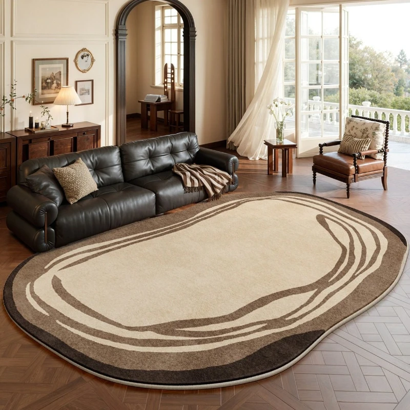 Retro Irregular Plush Rug 4