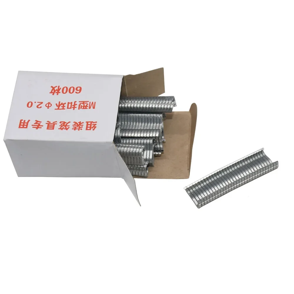 Hog Ring Plier Tool and 600pcs M Clips Staples Chicken Mesh Cage Wire Fencing Caged Clamp Poultry Supplies Chicken Cage 5