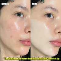 BB Cream Air Cushion Foundation Full Coverage Waterproof Long-lasting Concealer 3 Colors Cushion Compact Face Makeup Base 2