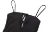 2024 Autumn New Fashion Women's European and American Style Backless Temperament Sleeveless Slim Suspender Short Dress 3