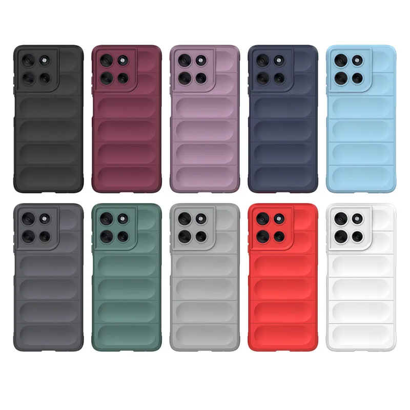 Shockproof Rubber Silicone Protective Bumper Case: Enhanced Cover for Motorola Moto G-Series