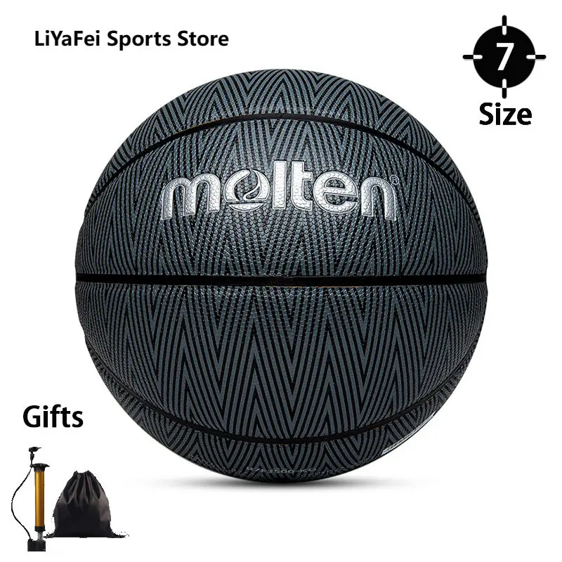 

Molten Size 7 Man's Basketball Outdoor Indoor Official Standard Adults Basketballs High Quality Match Training Balls Free Gifts