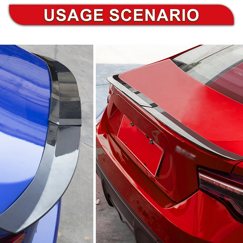 3Pcs Universal Adjustable Trunk Tail Rear Wing Spoiler BMW Tesla Audi Toyota Honda KIA Hyundai Car Accessories car rear wing spoiler
