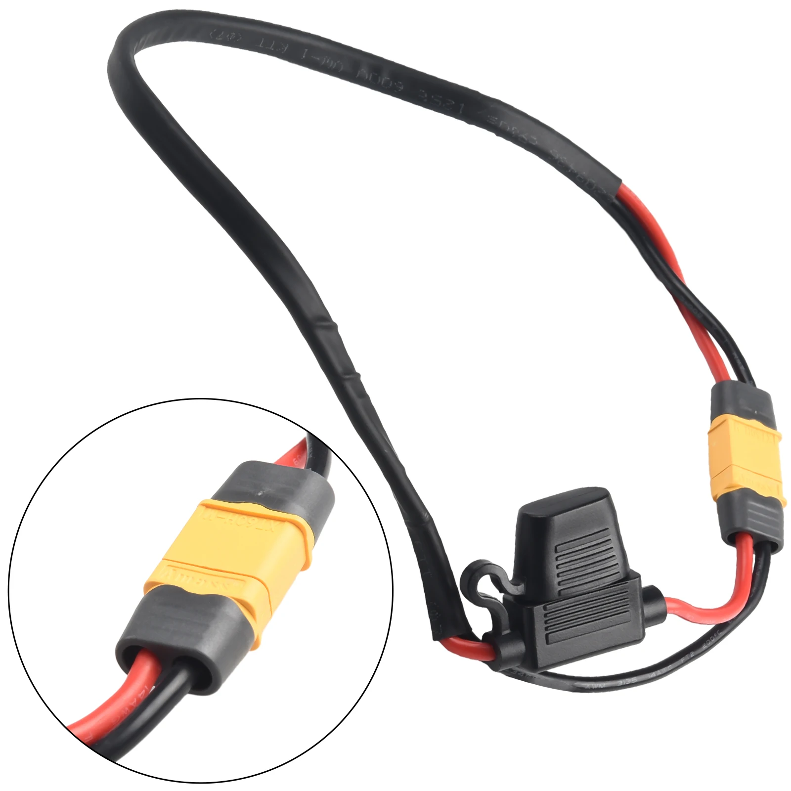 1pc Ebike Batterie Power Kabel 14AWG Entladung Draht XT60 Hohe Temperatur Widerstand Elektrische Fahrrad Zubehör – Detail 7