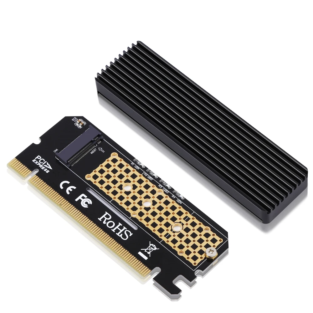 ZEXMTE M.2 NVME USB 3.1アダプター M-Key M.2 PCIe - ハードドライブ