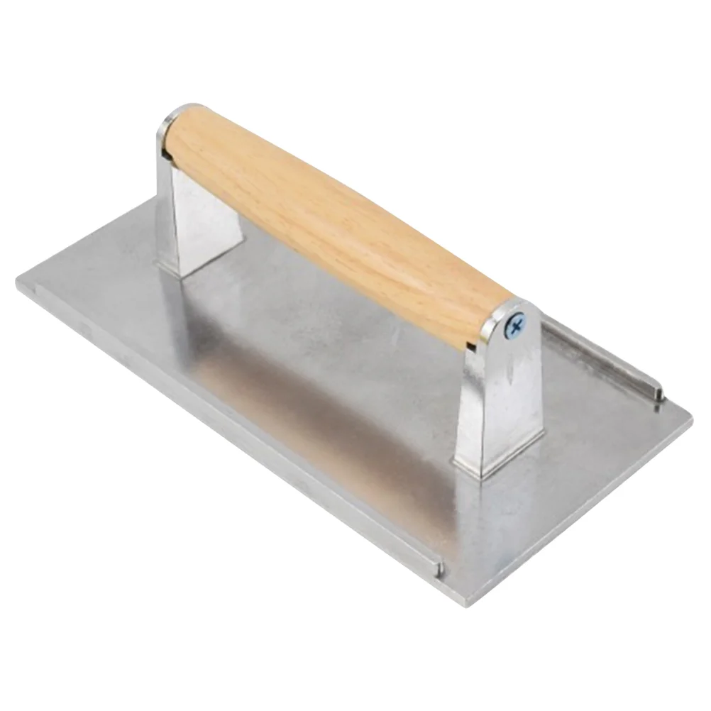 

Meat Press Steak Griddle Burger Tool Patty Ground Beef Smasher Making Wood Aluminum Grill for Hamburger Maker Accessories
