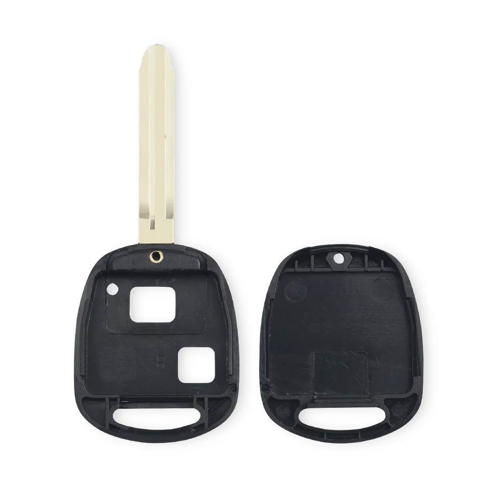 Remote Car Key Shell Case 2/3 BTN For Toyota Yaris Prado Tarago Camry Corolla TOY43 Blade Rubber Buttons Pad KEYYOU key case,car remote key,car key,car key shell,key shell