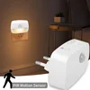 LED Night Light EU Plug In Smart Motion Sensor Light 220V Wall Lamp for Home Aisle WC Hallway Stair Kitchen Bedroom Night Lamp 1