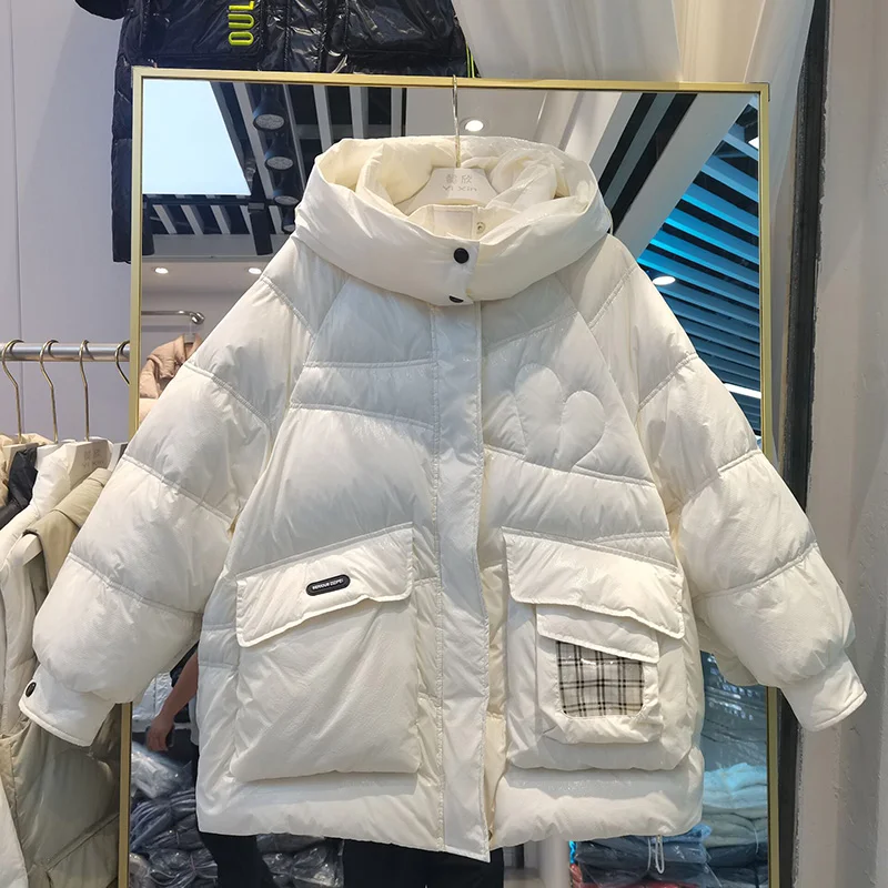 womens-down-jacket-with-hat-2023-winter-thick-gloss-sensation-big-pockets-90-white-duck-down-warm-chic-casual-coats