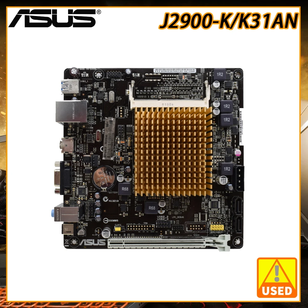 Mini ITX Motherboard ASUS J2900K/K31AN Motherboard Integrated J2900