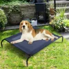 Se9e94643f3c5411e96e0ddb10caea43b6.jpg Petsjoy Large Dog Cat Bed Elevated Pet Cot Indoor Outdoor Camping Steel Frame