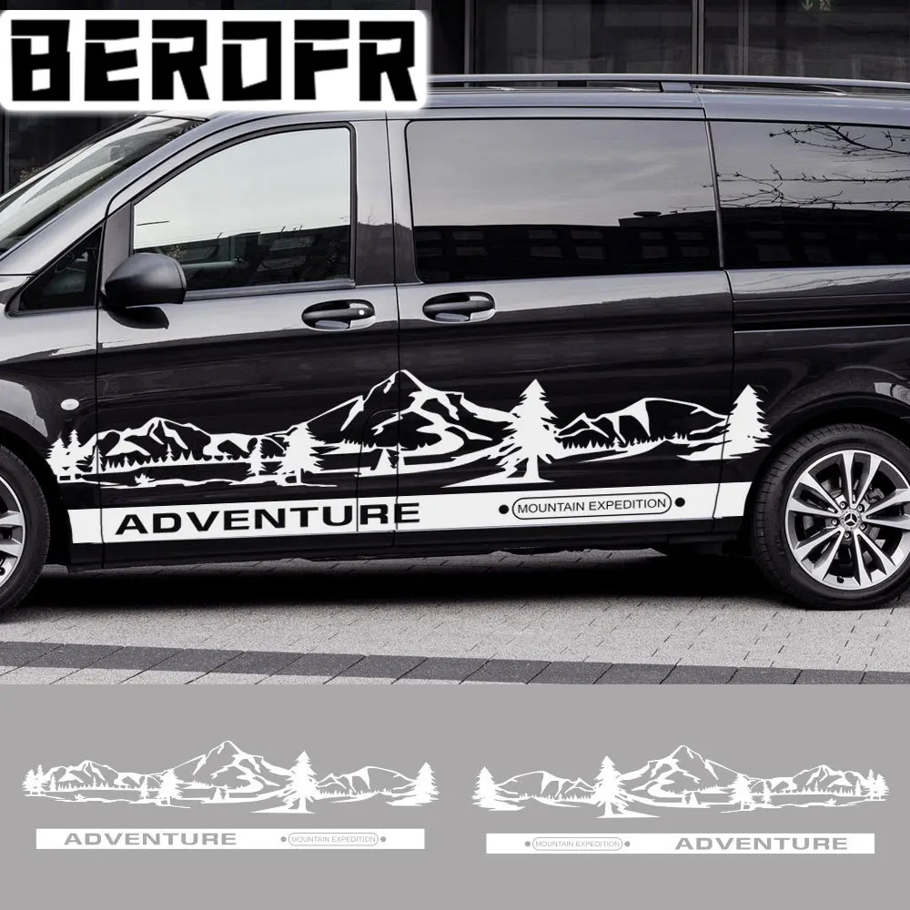 4 Pz/Lotto Adesivi Per Auto Per Mercedes Benz Vito V Class Viano W447 Wv639 W638 Camper Van Graphics Decalcomanie In Vinile Accessori Per La Messa A P