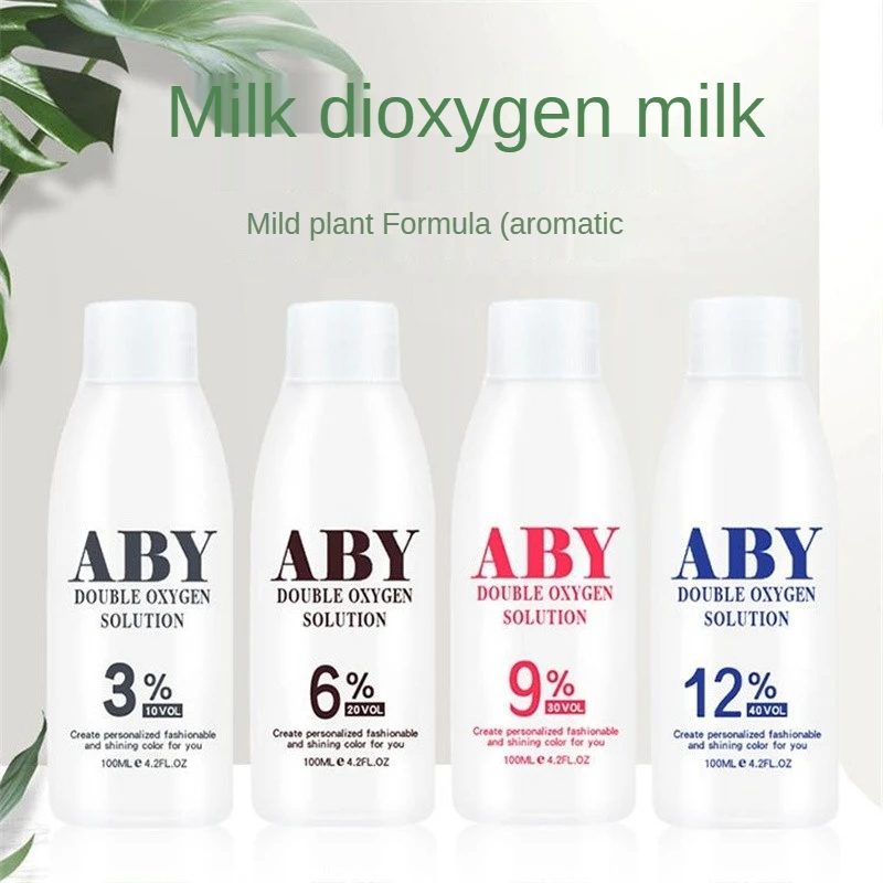 

Aromatic Thick Dioxygen Milk Hair Color Cream Bleaching Powder Creme Developer Odorless h2o2 Oxidant 100ml