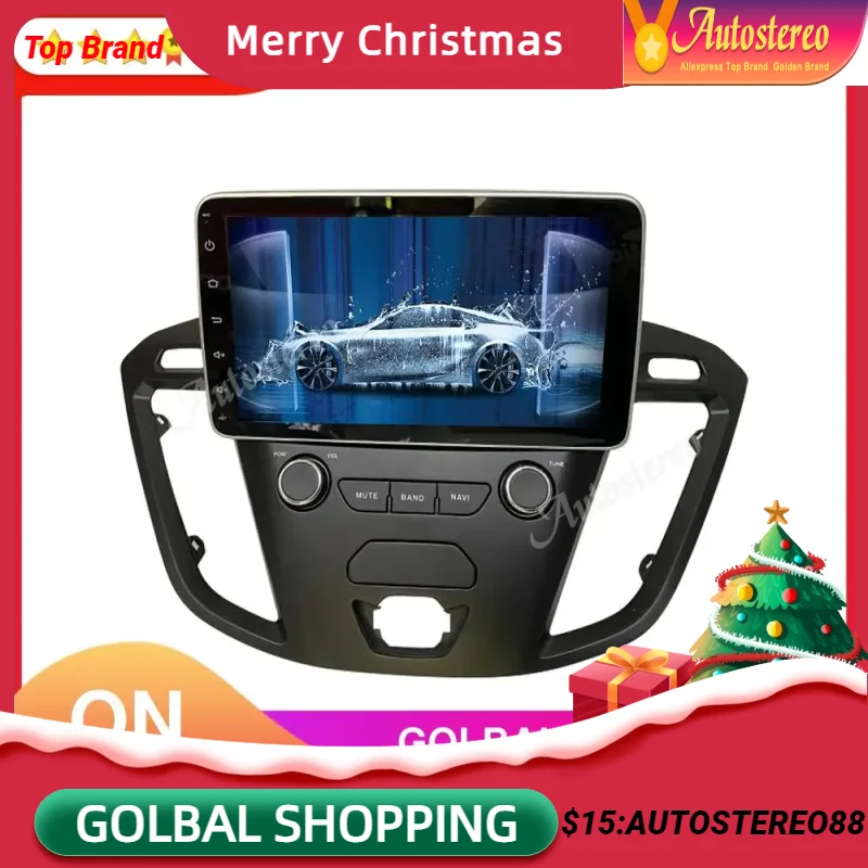 

For Ford Transit Custom 2016 2017 2018 2019 2020 DSP Android 9.0 Car DVD Player Auto Multimedia Player GPS Navigation Head Unit