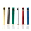 Creativity Metal Cigarette Shaped Lighters Free Grinding Wheel Pocket Mini Compact Flashlight Lighter Outdoor Butane Gas Lighter 3