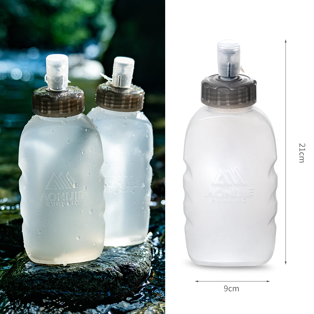 AONIJIE SD36 420ml Outdoor Sports Water Bottle with Soft Silicone PP Material Marathon Off-Road Water Bottle Sports
