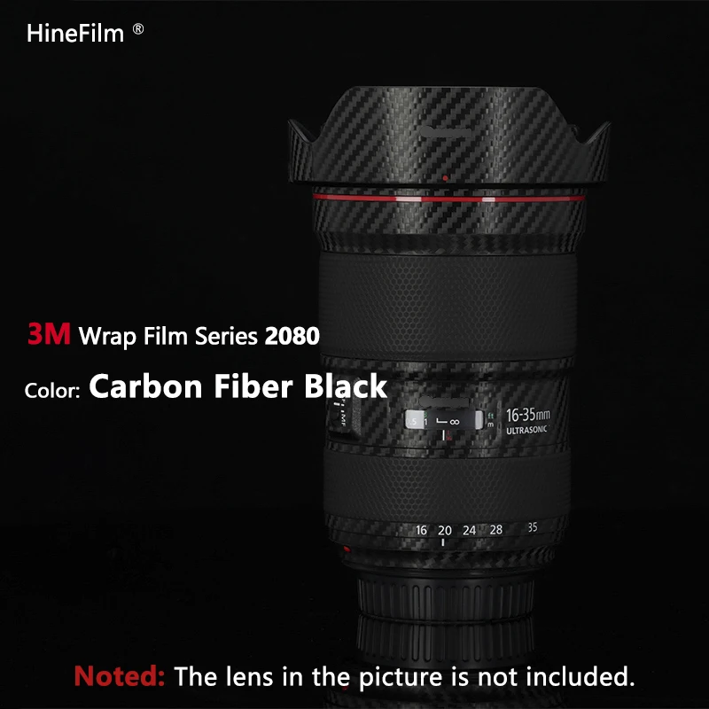 캐논 EF16-35 f2.8L III 렌즈 스티커 랩 커버 스킨, 캐논 EF 16-35mm F2.8 III USM 렌즈 데칼 1635, 스크래치 방지 보호대