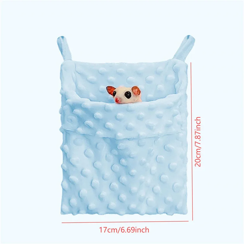 Sugar glider Shelter Sleeping Bag Squirrels Cavia Hedgehogs Hanging Swing Bed Warm Hamster Nest Bag Small Pets Hammock