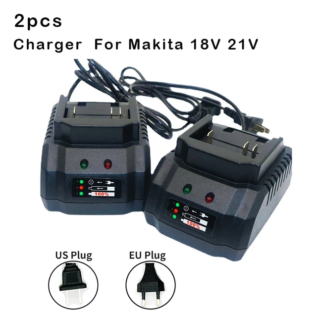 Makita 18v Charger Batteries  Cargador Makita 18v Cargadores - 2pcs 18v  21v Battery - Aliexpress