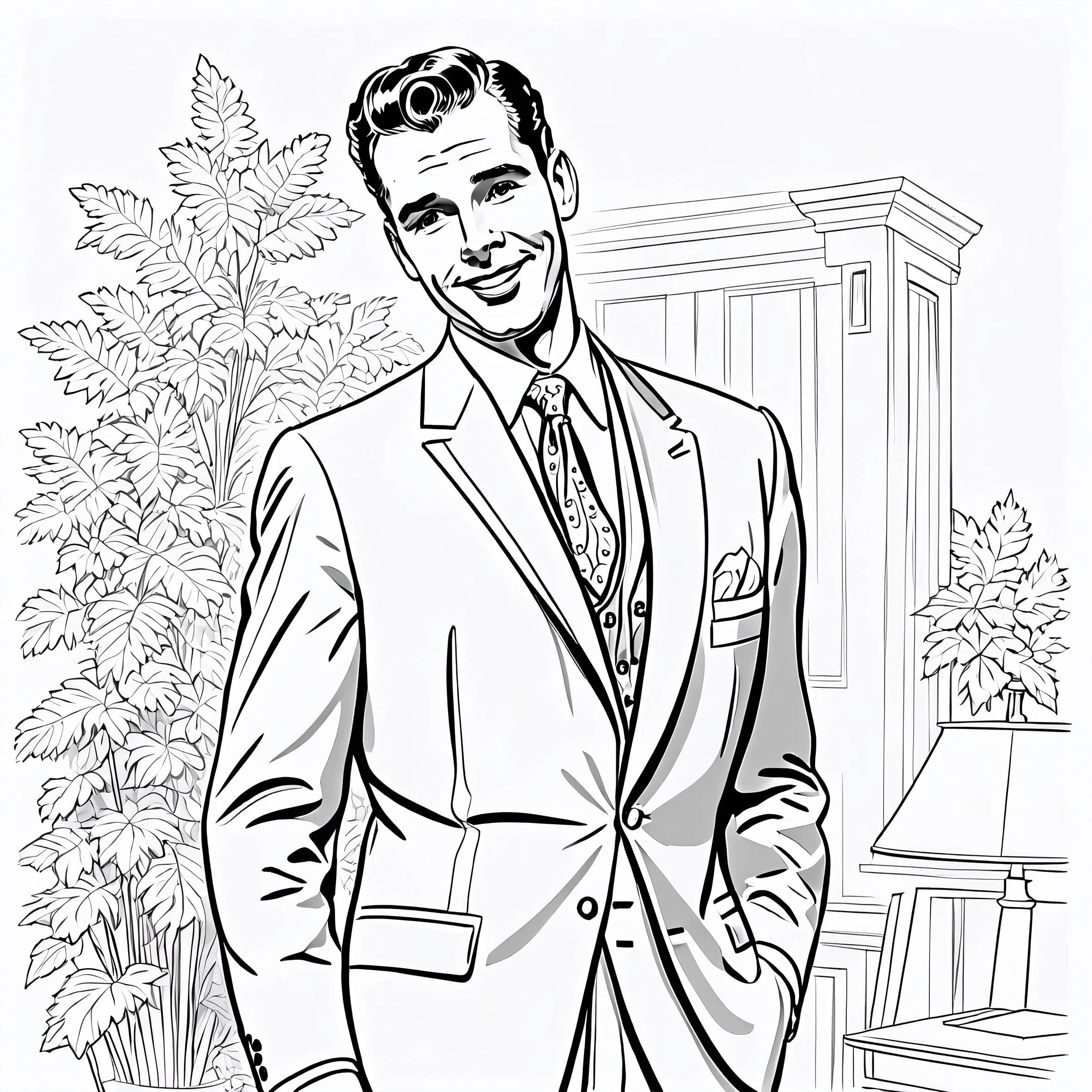 1 pc 26 Pages Retro Fashion Coloring Book Artistic & Creative Expression Perfect for Relaxation for Teens Adults Perfect Gift 6