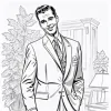 1 pc 26 Pages Retro Fashion Coloring Book Artistic & Creative Expression Perfect for Relaxation for Teens Adults Perfect Gift 6