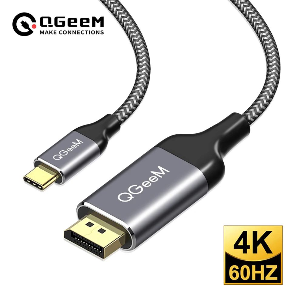 C to DisplayPort Cable (4K@60Hz),USB 3.1 Type C (Thunderbolt 3 to DP Cable for Galaxy S9 Huawei P20